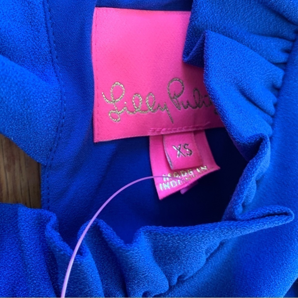 LILLY PULITZER XS Allegra Shift Dress Corsica blue - Picture 13 of 13
